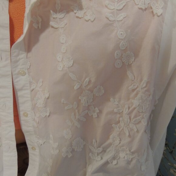 Gap  white cotton blouse - Picture 3 of 4